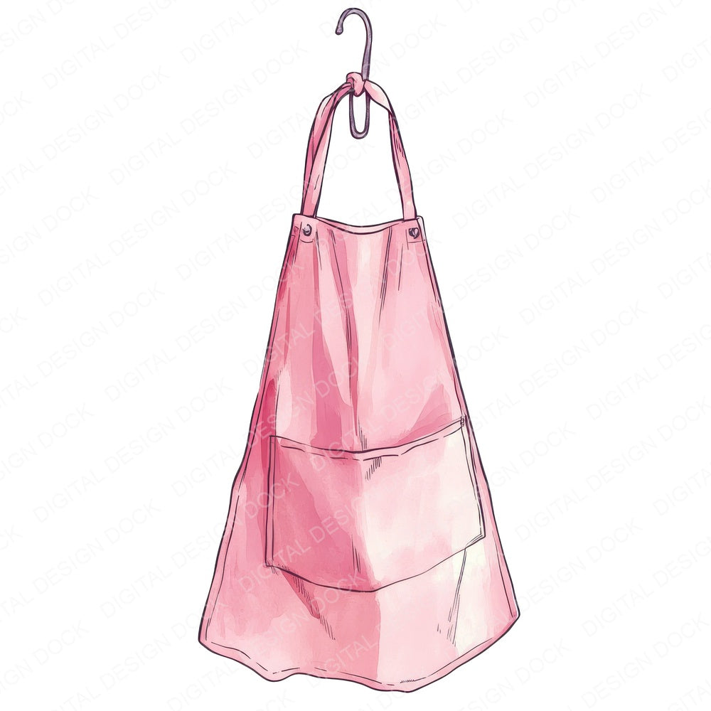 Kitchen Apron fussy cut sheet in A4 format showing all 12 designs on one printable page