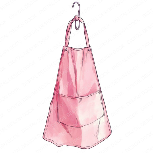 Kitchen Apron fussy cut sheet in A4 format showing all 12 designs on one printable page