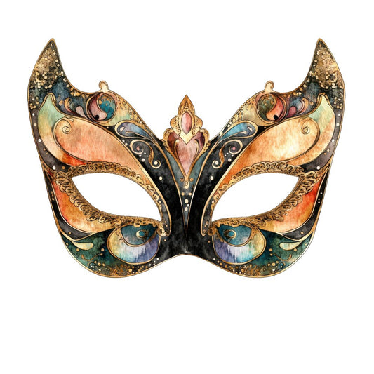 Masquerade Mask Clipart Set (DDD006025)