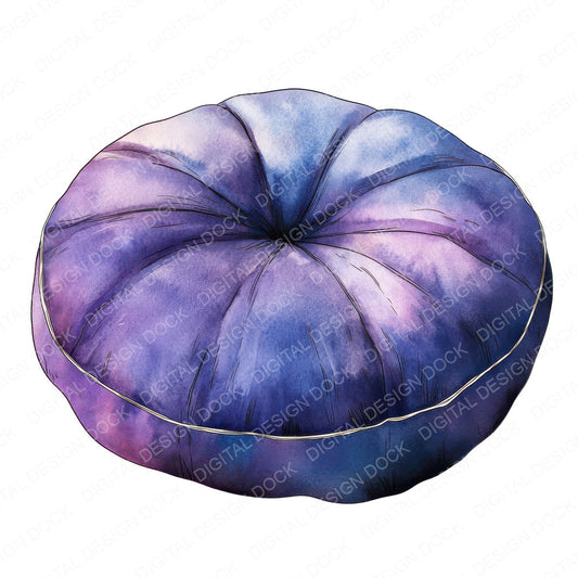 Meditation Cushion fussy cut sheet in A4 format showing all 12 designs on one printable page