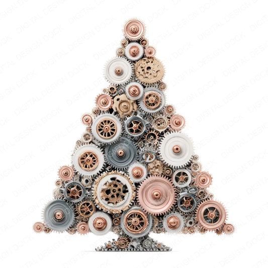 Metal Gear Christmas Tree fussy cut sheet in A4 format showing all 12 designs on one printable page