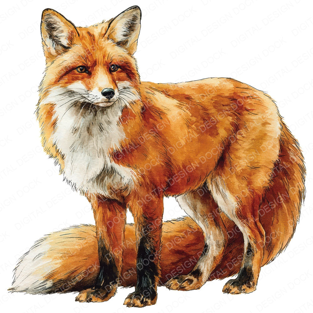 Realistic Red Fox 2