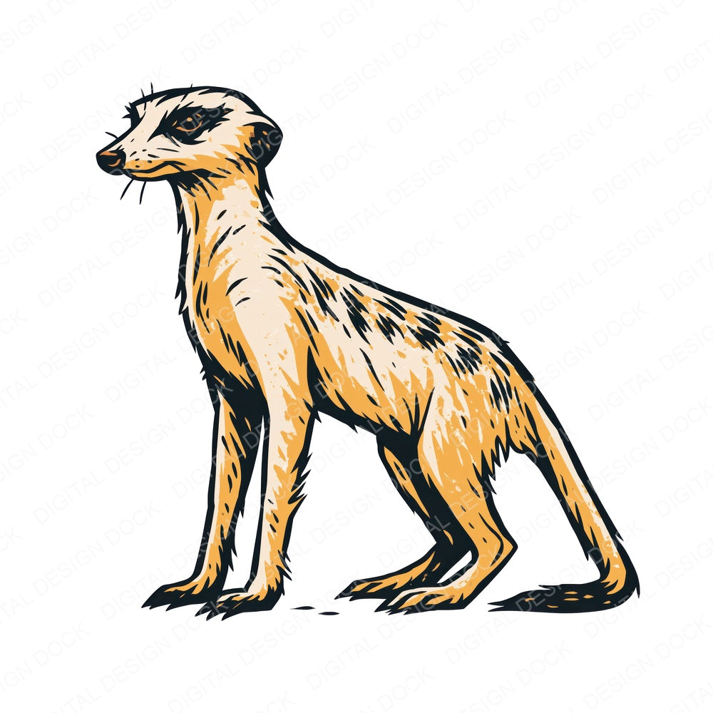 Stylised Meerkat Fussy Cut Sheets (DDD018039)