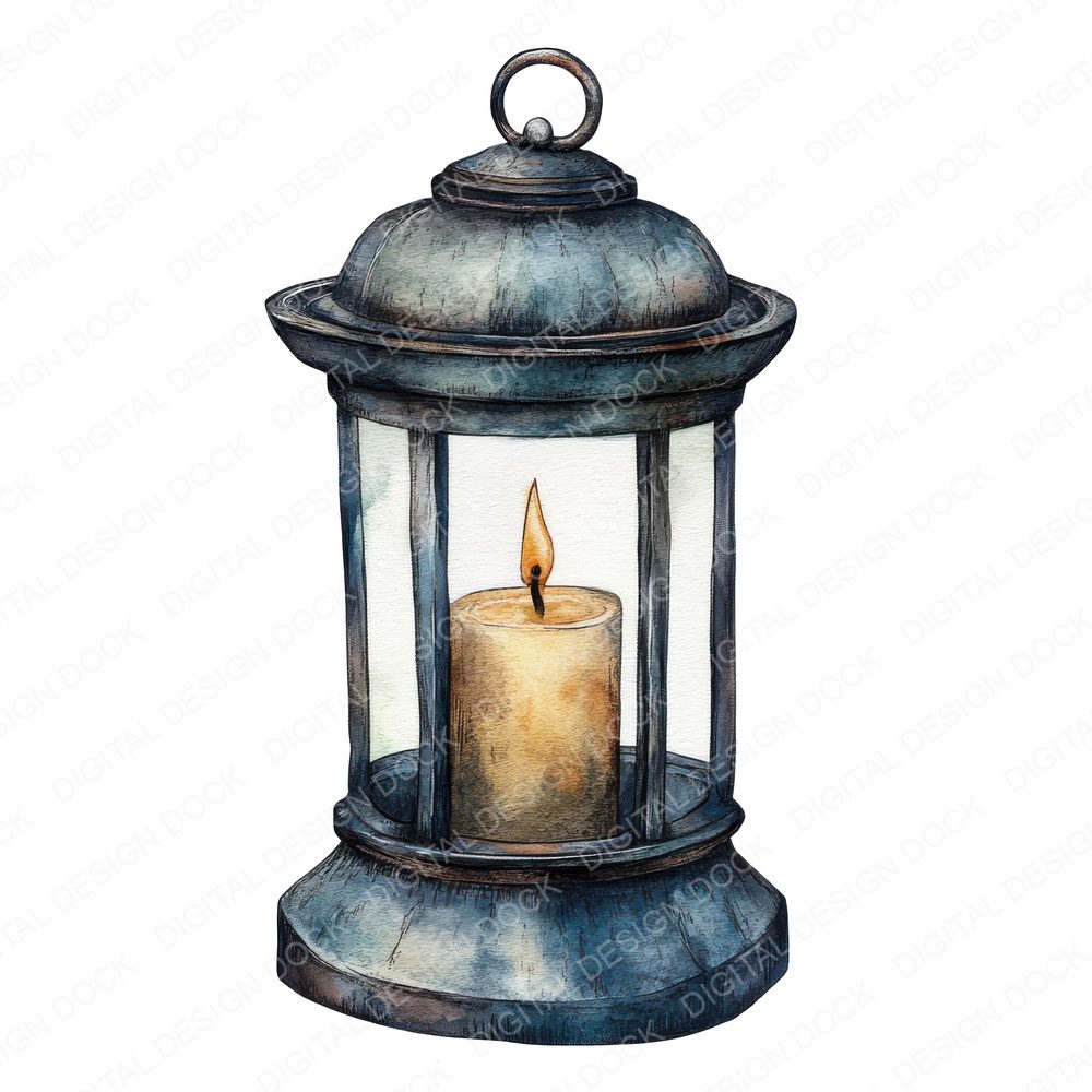 Vintage Candle Lantern Fussy Cut Sheets (DDD011224)