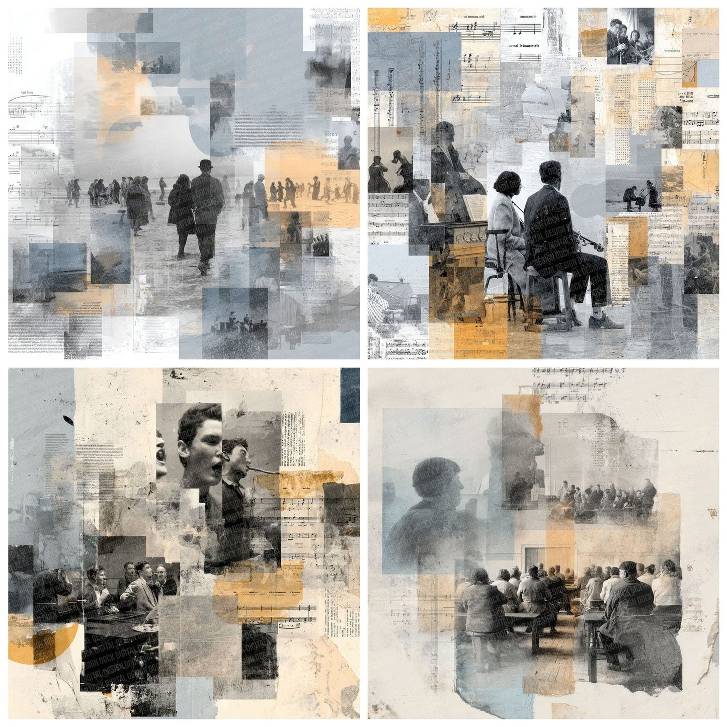 Classical Choir Moodboard Digital Paper Pack (DDD000006)