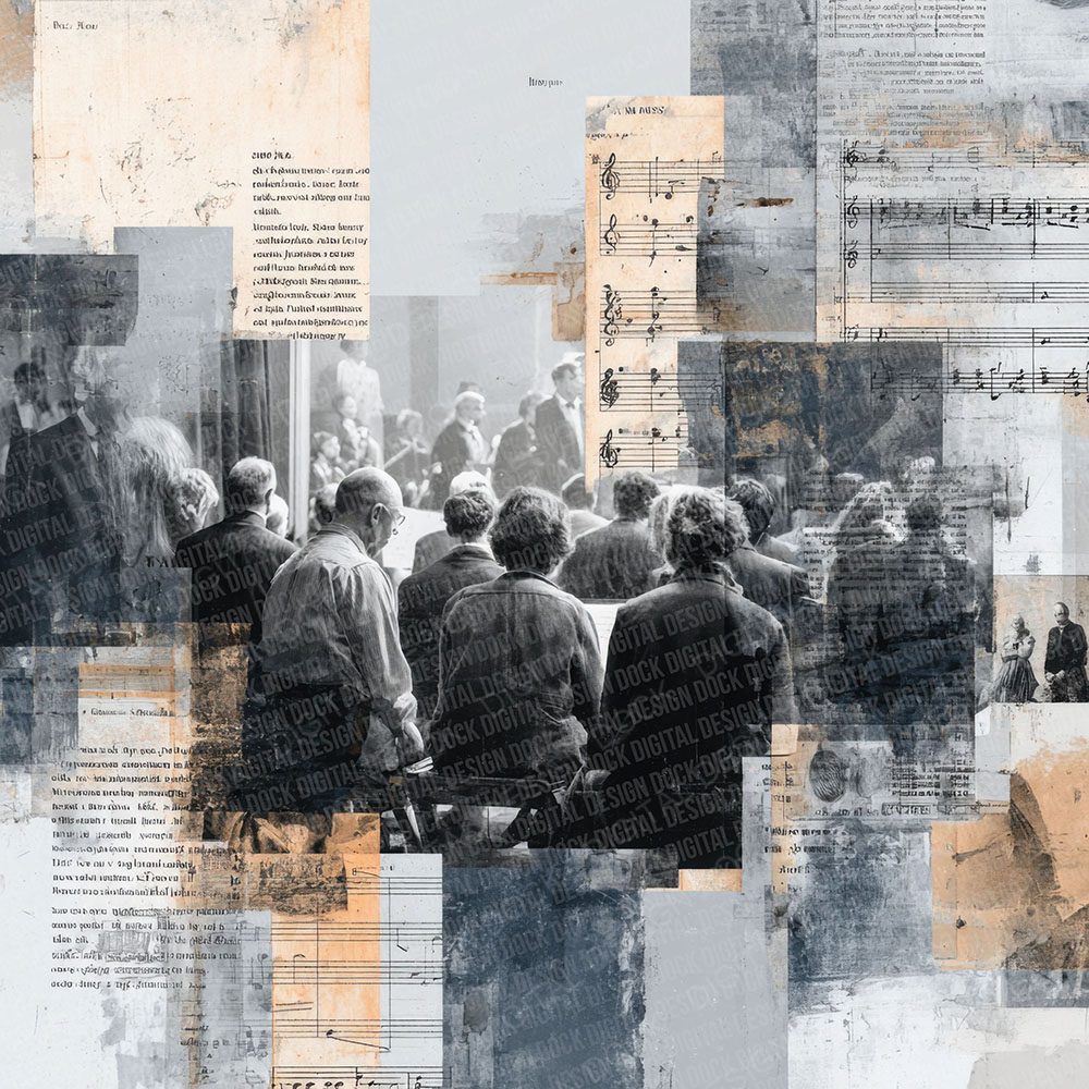 Classical Choir Moodboard Digital Paper Pack (DDD000006)