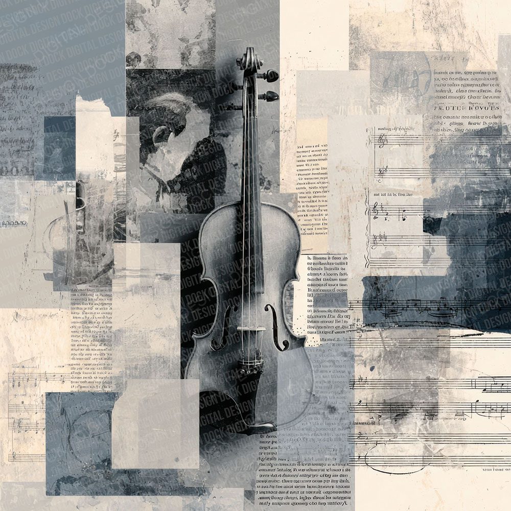 Classical Orchestra Moodboard Digital Paper Pack (DDD000007)
