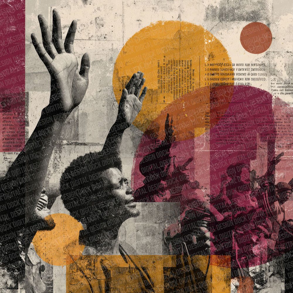 Gospel Choir Moodboard Digital Paper Pack (DDD000011)