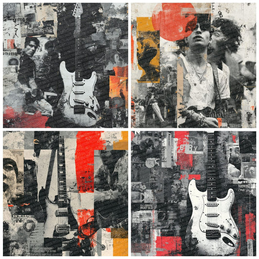 Punk Gig Moodboard Digital Paper Pack (DDD000016)