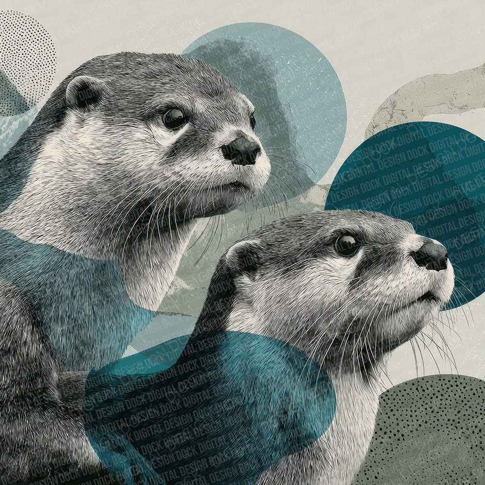 Otter River Moodboard Digital Paper Pack (DDD000031)
