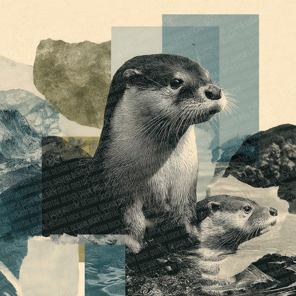 Otter River Moodboard Digital Paper Pack (DDD000031)