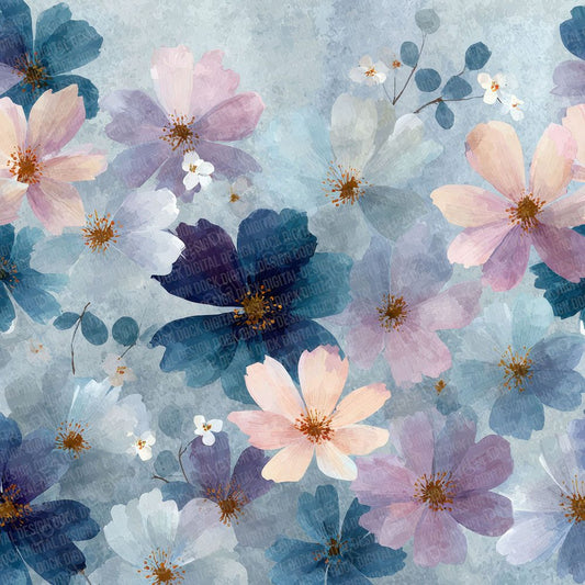 Airy Wildflower Background Digital Paper Pack (DDD000042)
