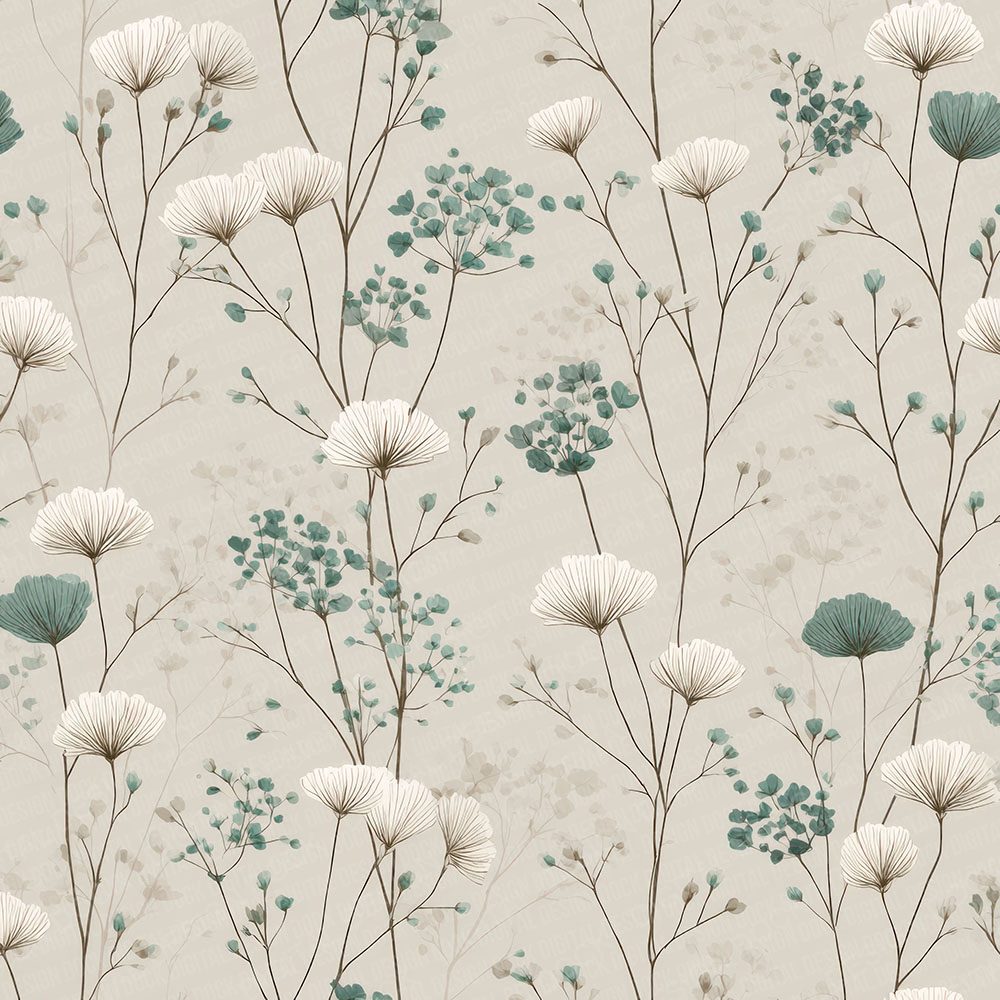 Wildflower Ink Background Digital Paper Pack (DDD000057)