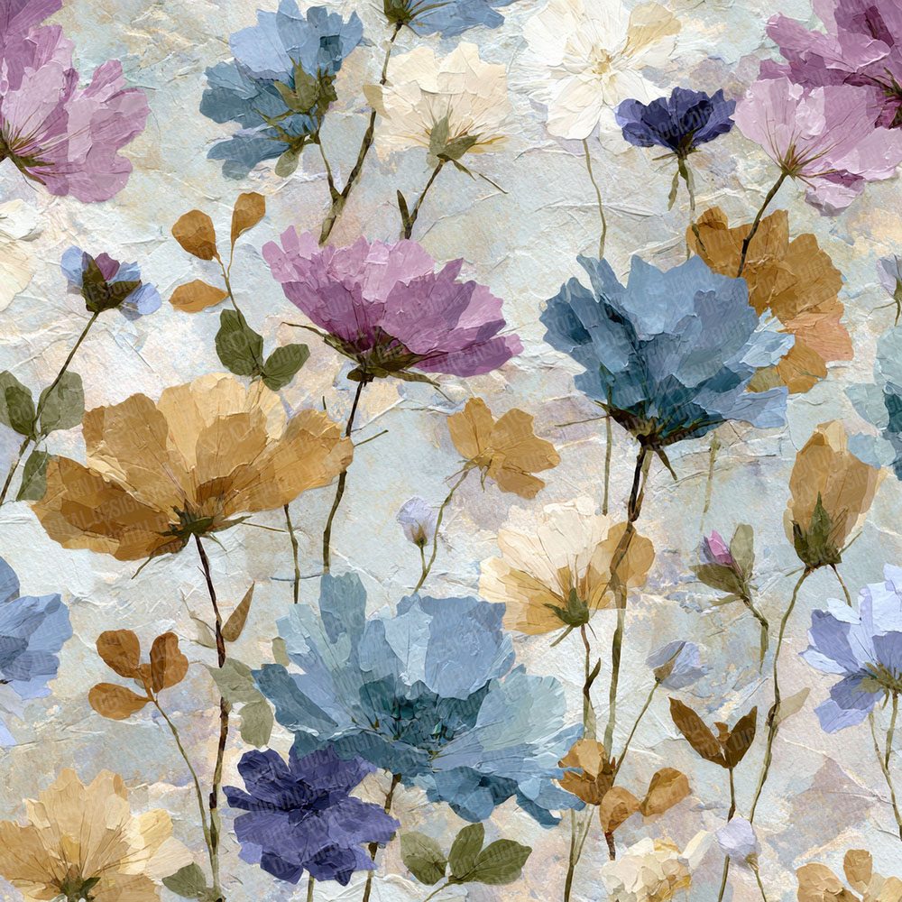 Wildflower Paper Background Digital Paper Pack (DDD000059)