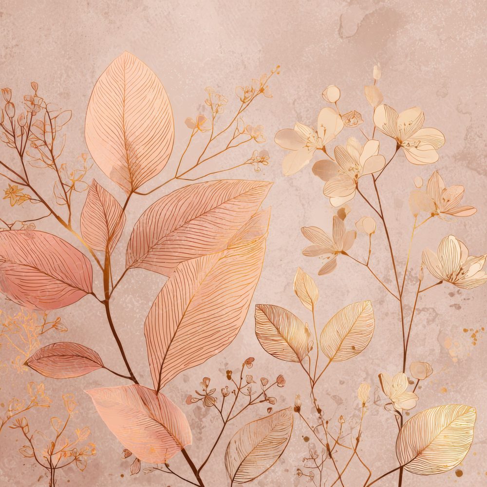 Neon Botanical Blush Digital Paper Pack (DDD000104)