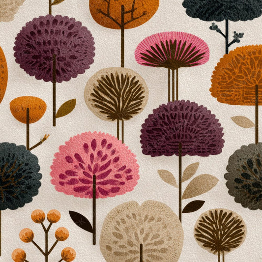 Modular Floral Textile Background Digital Paper Pack (DDD000154)