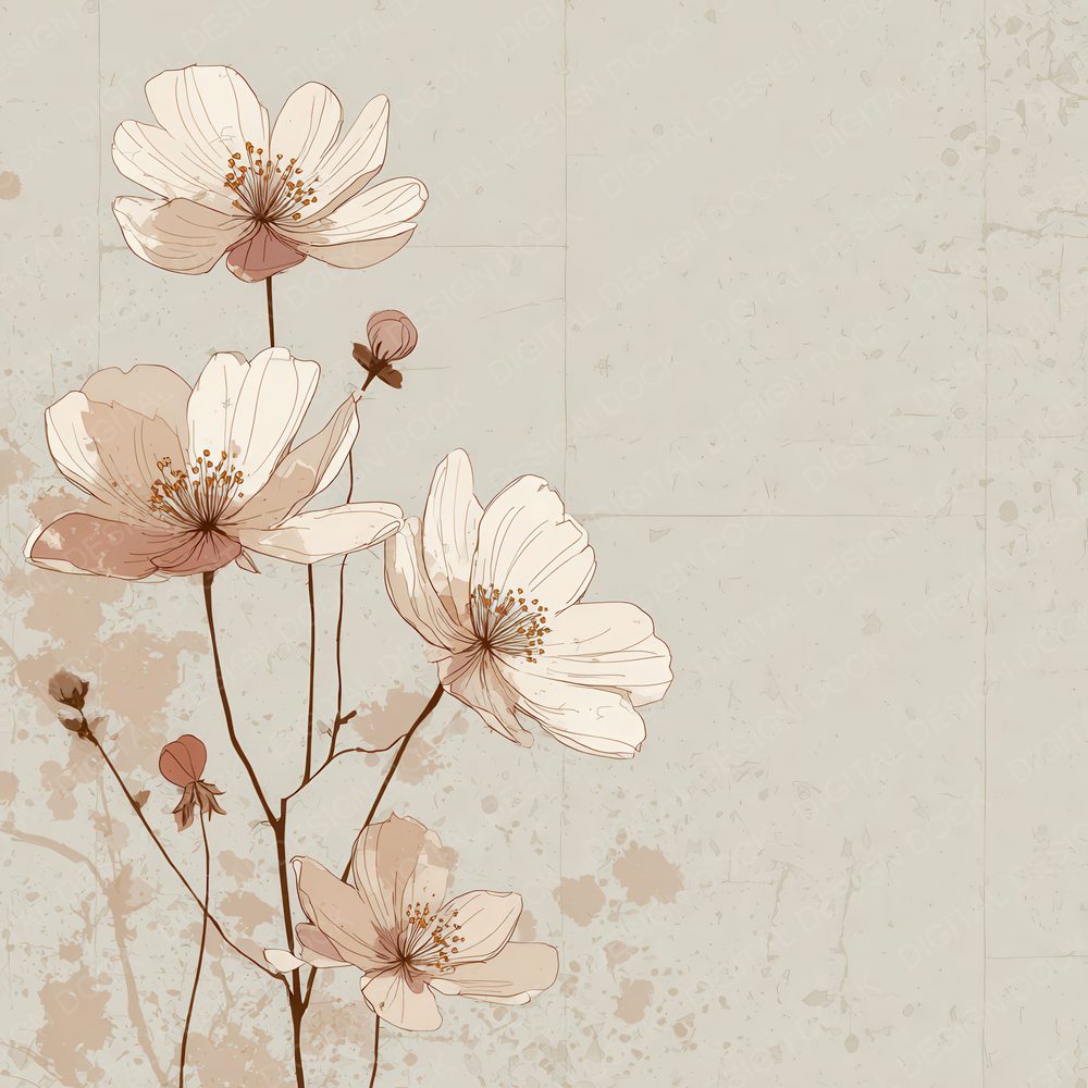 Celadon Buttercup Ink Background Digital Paper Pack (DDD000164)
