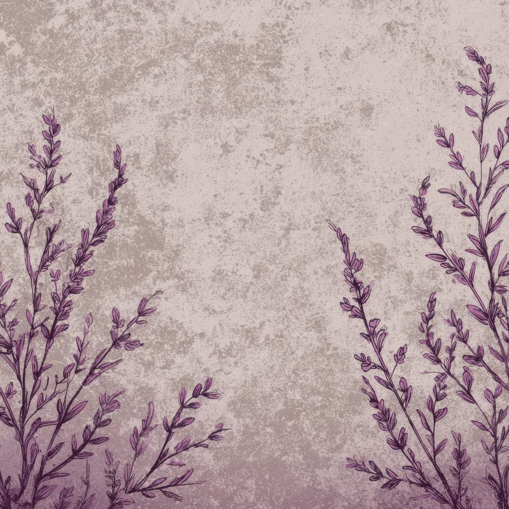 Lavender Botanical Ink Background Digital Paper Pack (DDD000170)