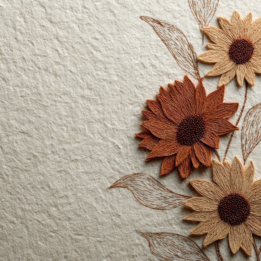Limestone Sunflower Ink Background Digital Paper Pack (DDD000188)