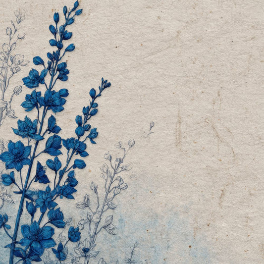 Steel Delphinium Ink Background Digital Paper Pack (DDD000197)