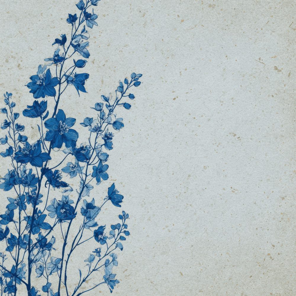 Steel Delphinium Ink Background Digital Paper Pack (DDD000197)