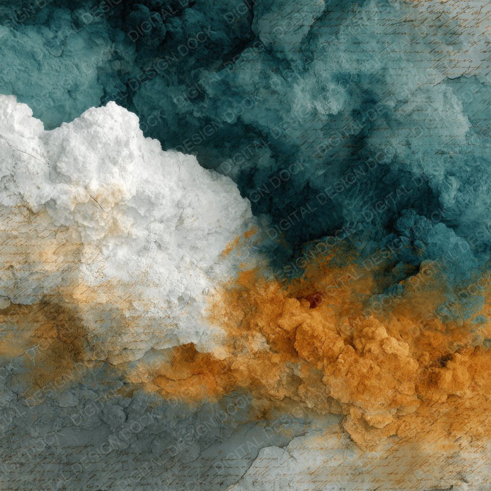 Abstract Storm Script Cloud Background Digital Paper Pack (DDD000241)