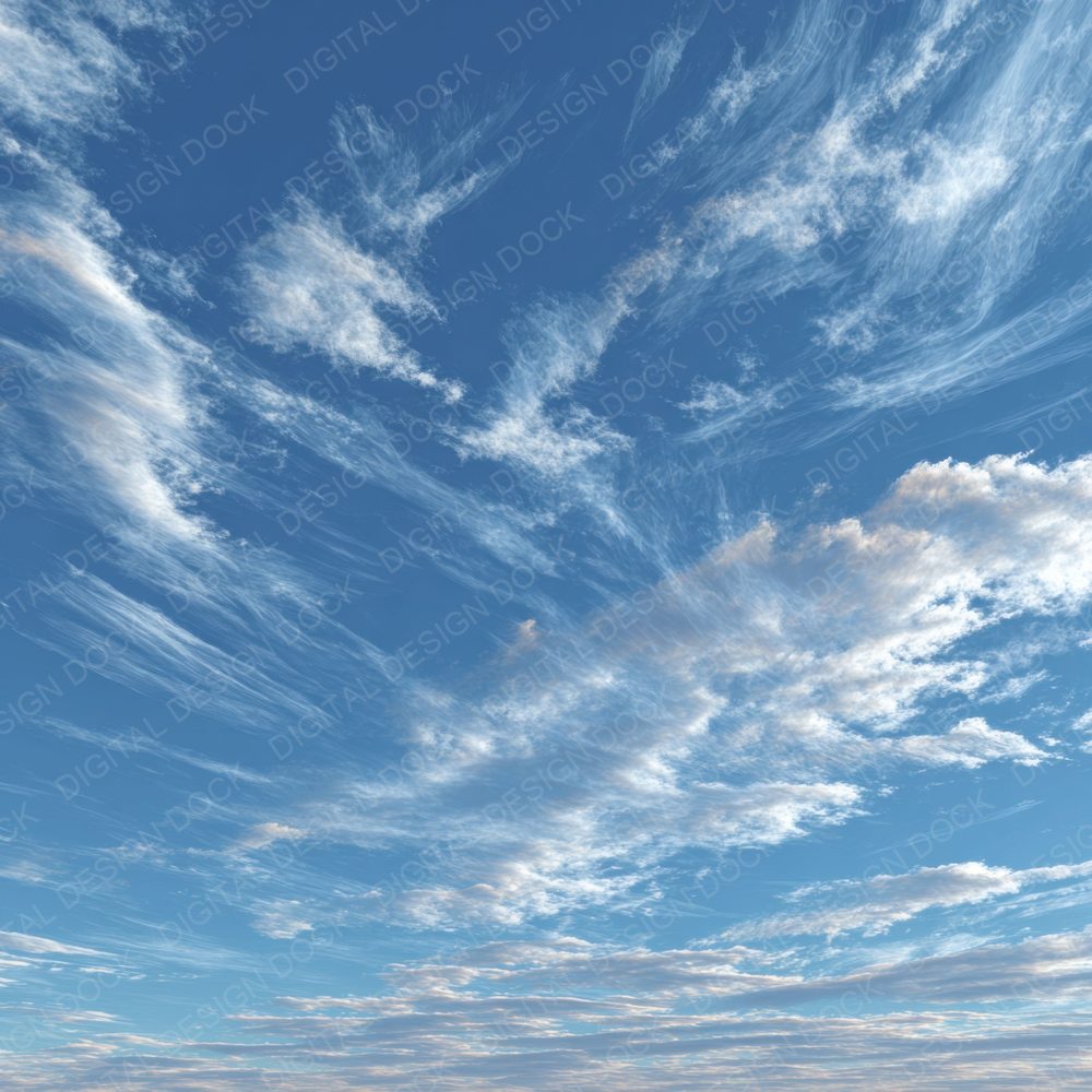 High Altitude Script Cloud Background Digital Paper Pack (DDD000250)