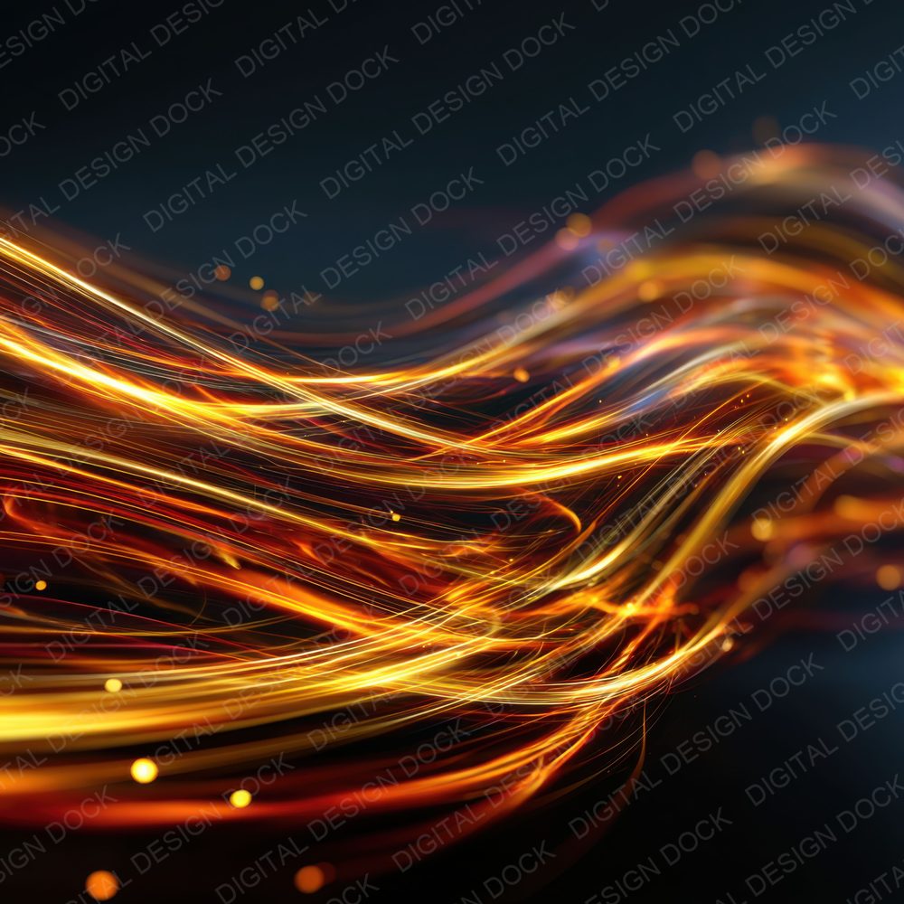 Fire Light Trails Background Digital Paper Pack (DDD000267)