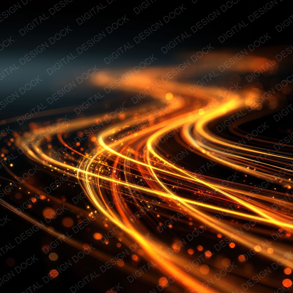 Fire Light Trails Background Digital Paper Pack (DDD000267)