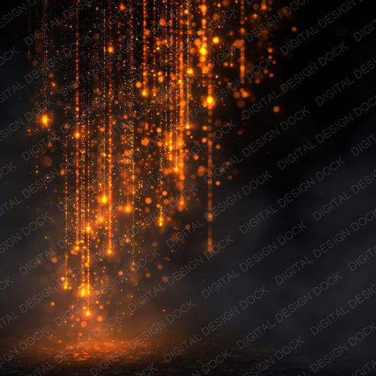 Floating Sparks Fire Background Digital Paper Pack (DDD000268)