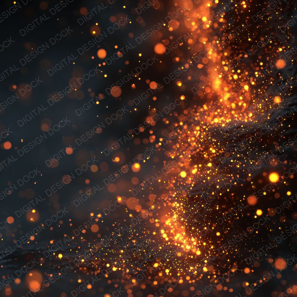 Floating Sparks Fire Background Digital Paper Pack (DDD000268)