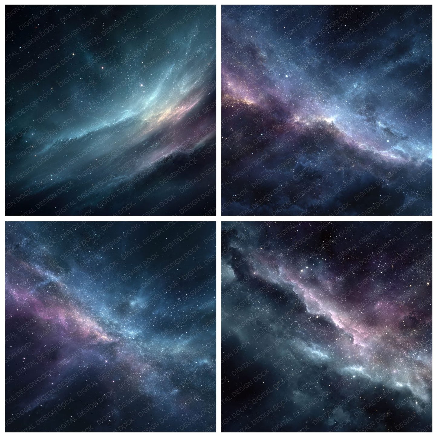Cosmic Void Fog Background Digital Paper Pack (DDD000283)