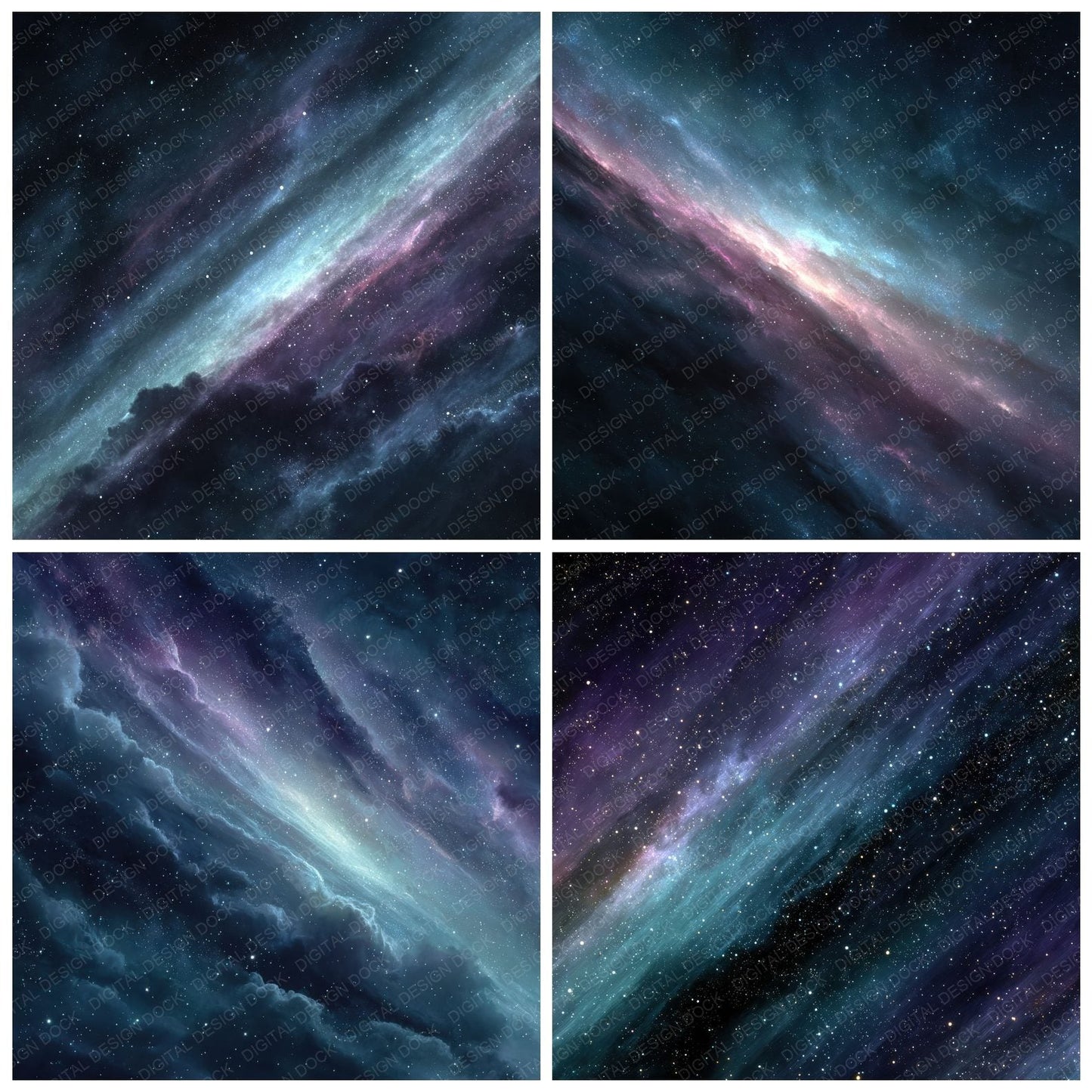 Galactic Dust Lane Background Digital Paper Pack (DDD000289)