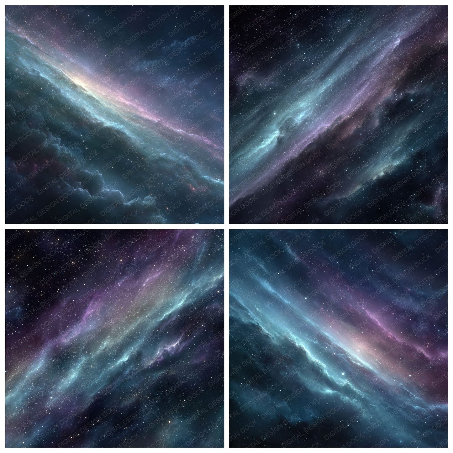 Galactic Dust Lane Background Digital Paper Pack (DDD000289)