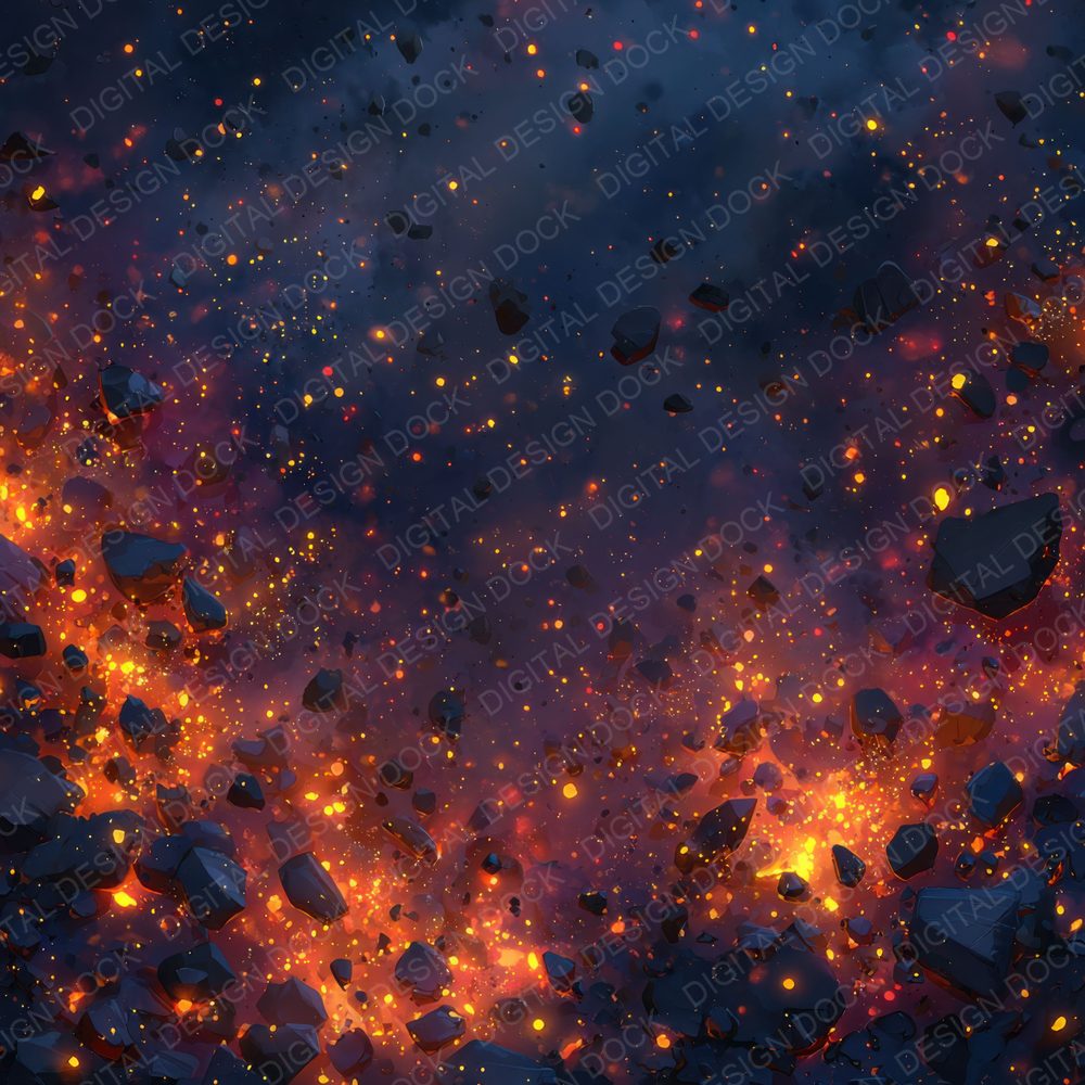 Scattered Ember Overhead Background Digital Paper Pack (DDD000295)