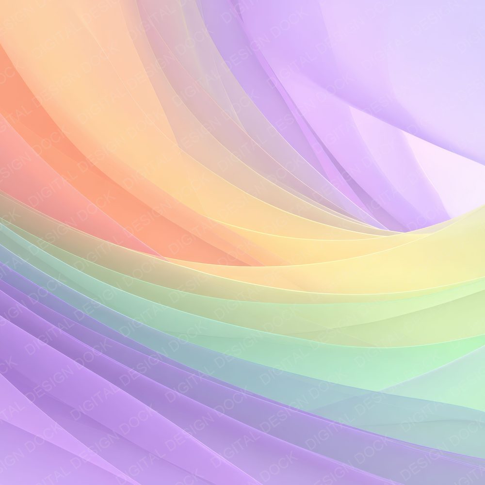 Rainbow Layered Pastel Background Digital Paper Pack (DDD000315)