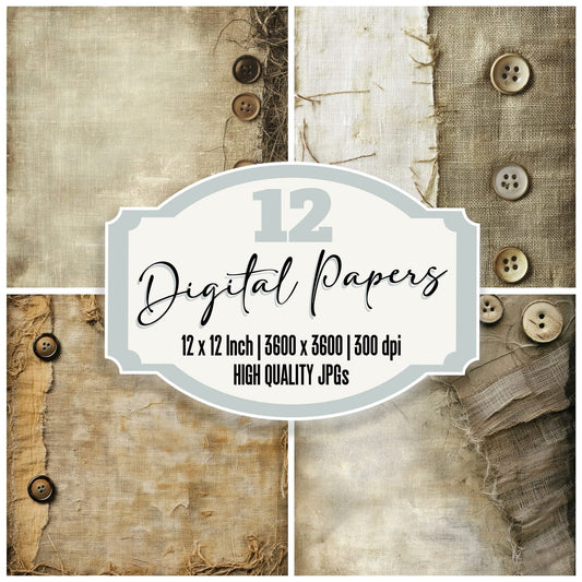 Abstract Textiles Digital Paper Pack (DDD000323)
