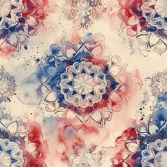 Boho Mandala Vintage Digital Paper Pack (DDD000324)