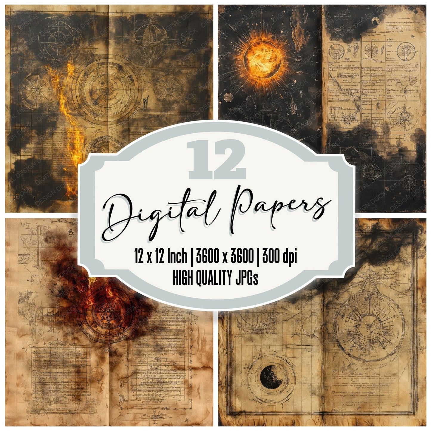 Alchemist’s Codex Digital Paper Pack (DDD000343)