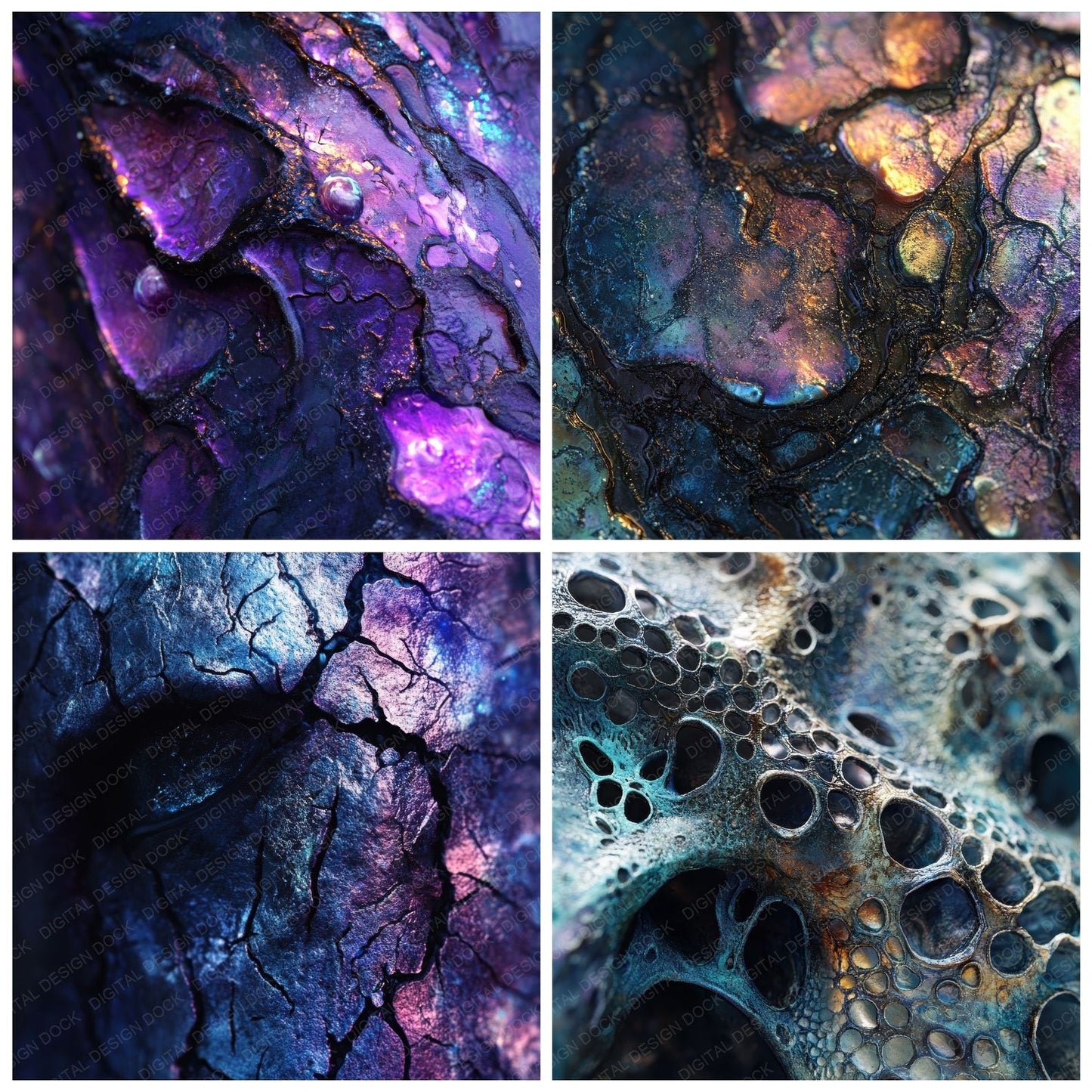 Alien Skin Texture Digital Paper Pack (DDD000347)