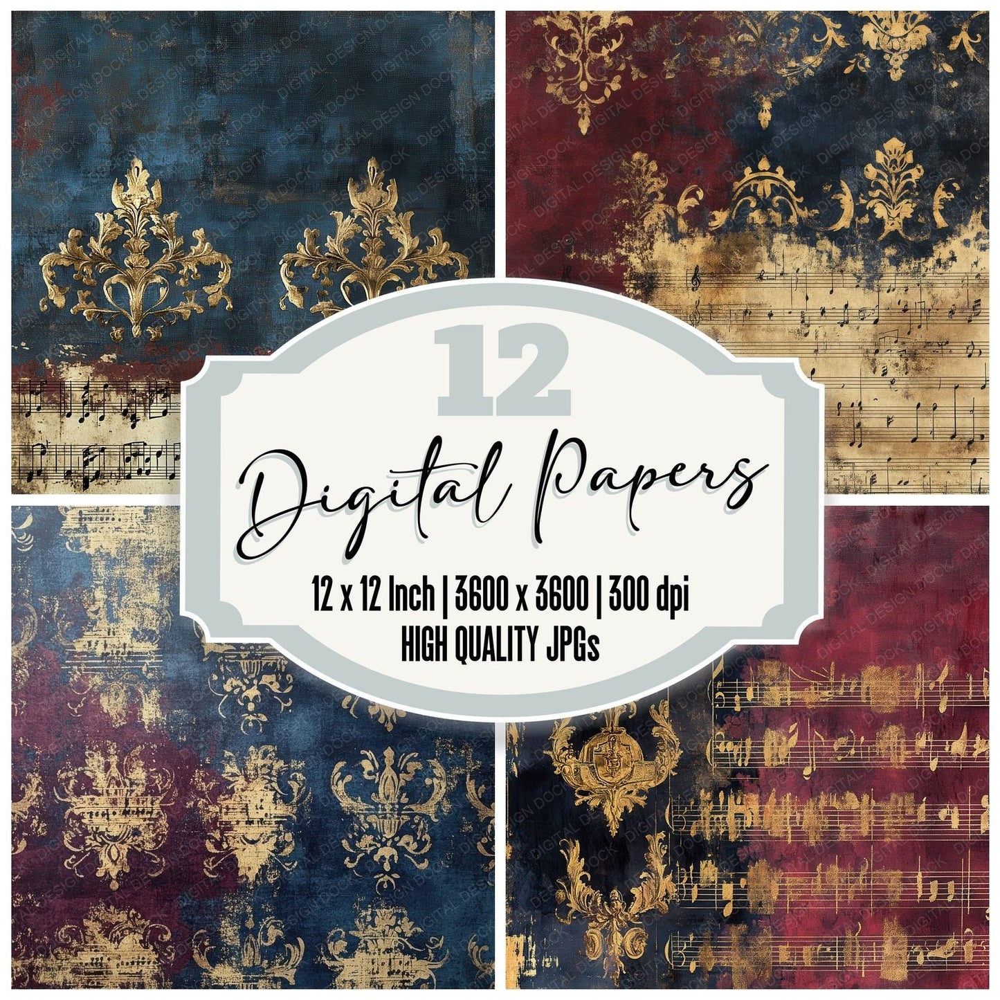 Austria Regal Digital Paper Pack (DDD000358)