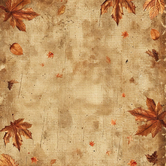 Autumn Fall Leaves Digital Paper Pack (DDD000359)