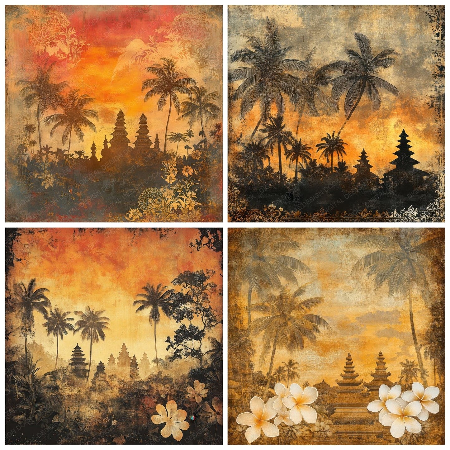 Bali Sacred Digital Paper Pack (DDD000363)