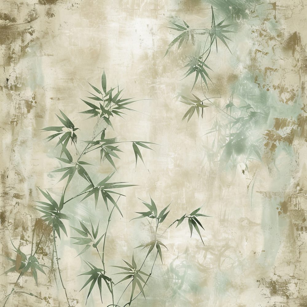 Bamboo Stalks and Ferns Digital Paper Pack (DDD000364)