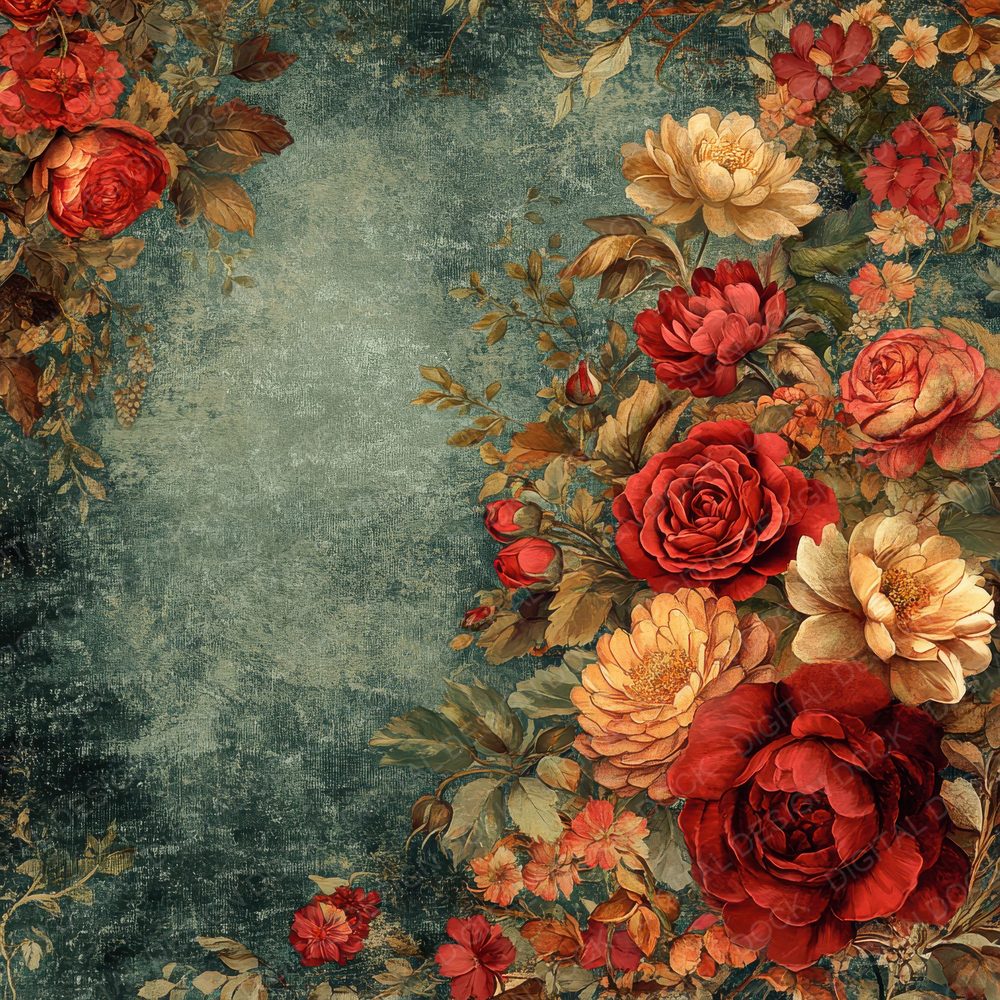 Baroque Bloom Digital Paper Pack (DDD000365)