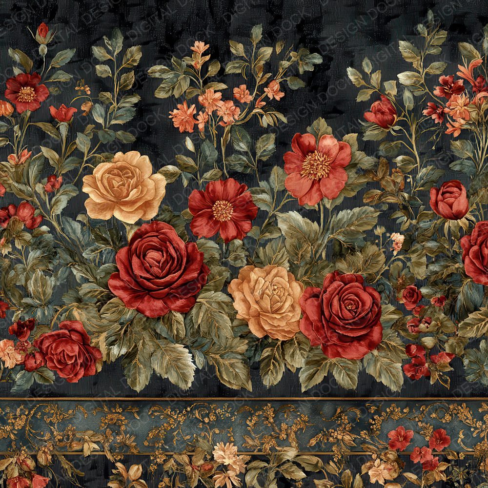 Baroque Bloom Digital Paper Pack (DDD000365)