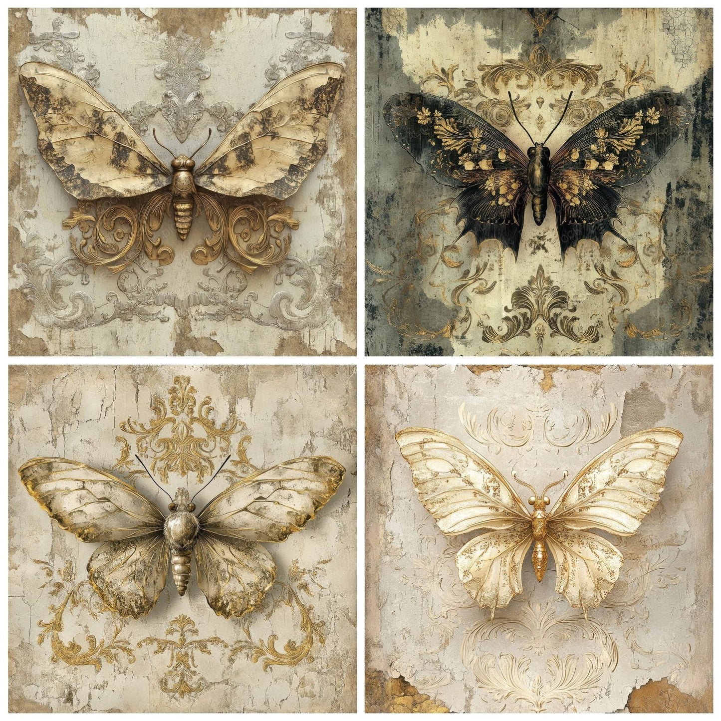 Baroque Moth Relic Digital Paper Pack (DDD000369)