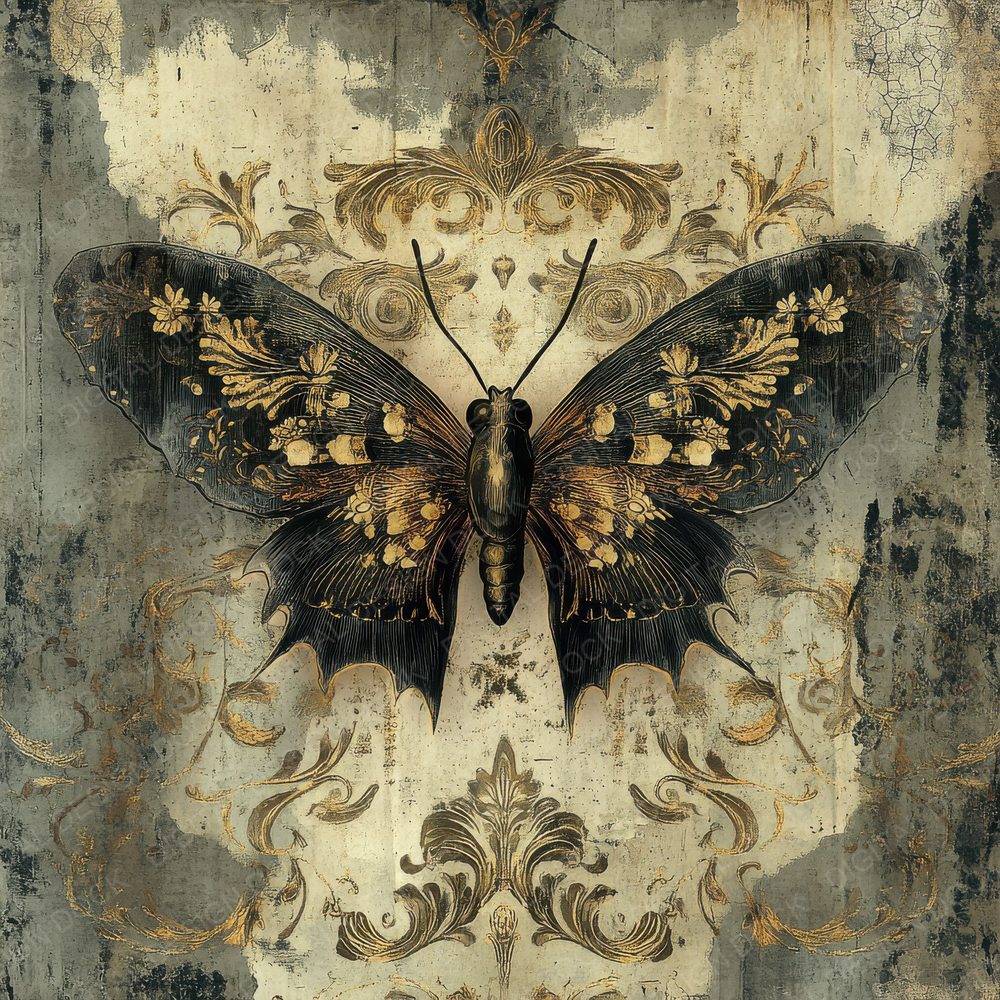 Baroque Moth Relic Digital Paper Pack (DDD000369)
