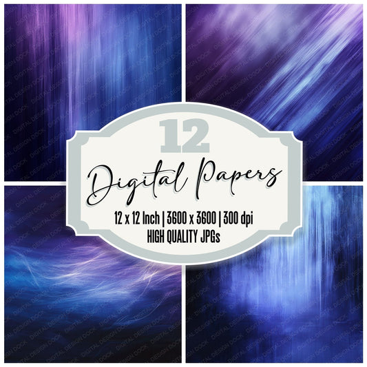 Blue Horizon Lights Digital Paper Pack (DDD000380)