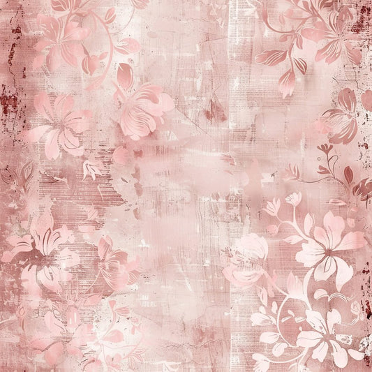 Blush Pink Damask Pattern Digital Paper Pack (DDD000381)